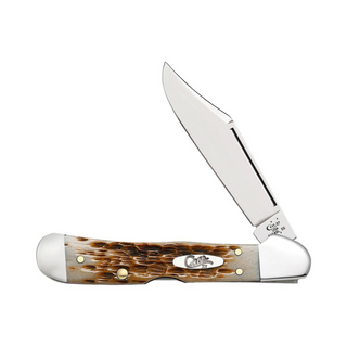 Case Amber Bone SS - Peach Seed Jig Mini CopperLock (61749L SS)