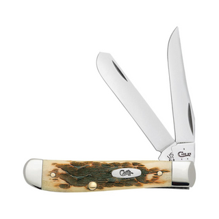 Case Amber Bones SS - Peach Seed Jig Mini Trapper (6207 SS)