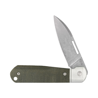 Case Bridgeline OD Green Canvas Micarta Longhouse (Longhouse CPM20-CV)