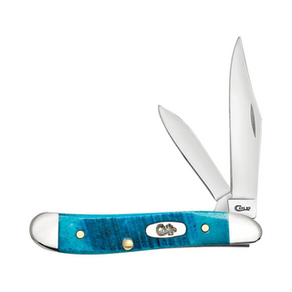Case Caribbean Blue Bone - Sawcut Jig Peanut (6220 SS)