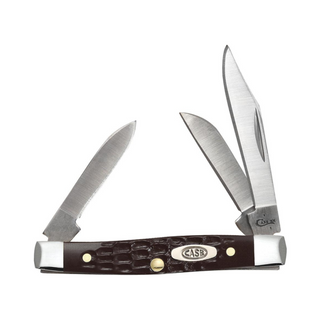 Case Jigged Brown Synthetic - Small Stockman (6333 SS)