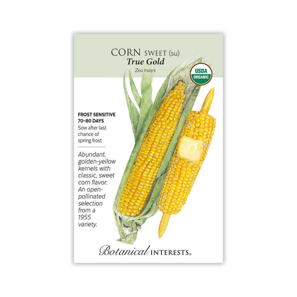 herbicides for open pollinated corn Corn Sweet (yellow) True Gold Organic