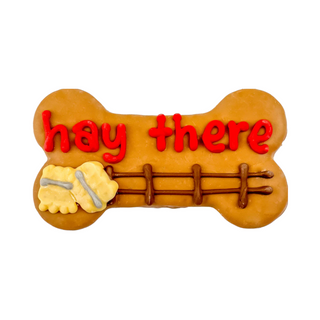 Hay There 6" Bone Horse Cookie