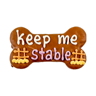 Keep Me Stable 6" Bone Horse Cookie