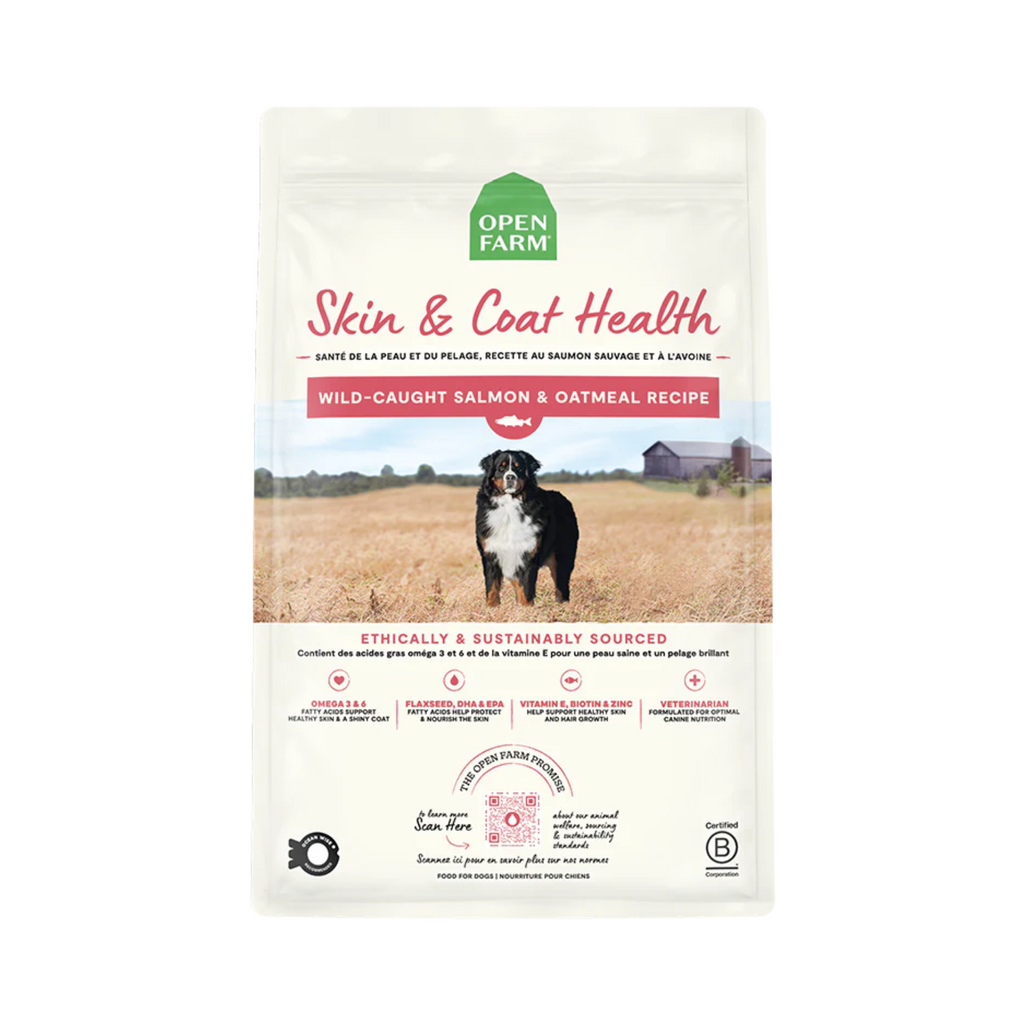 ドッグフード o_on. Open Farm Skin & Coat Salmon Dry Dog Food – Pittsboro Feed