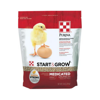 Purina Start & Grow Medicated Chick Feed