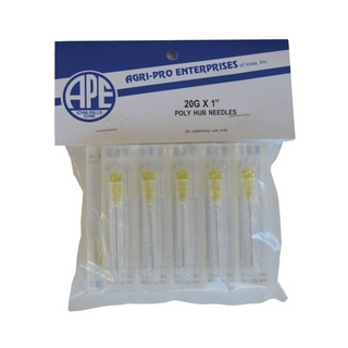 Disposable Poly Hub Needles