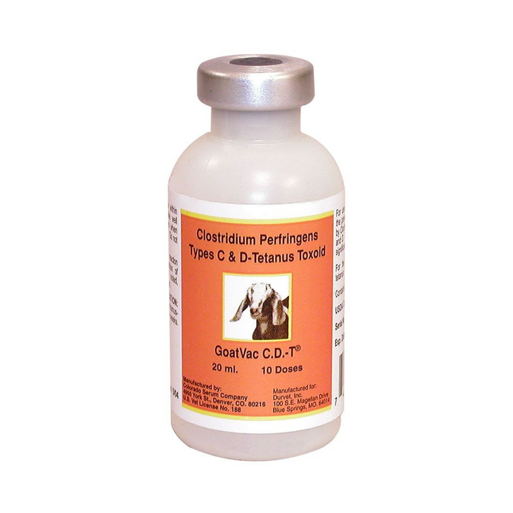 Durvet GoatVac C.D.-T 20 mL – Pittsboro Feed