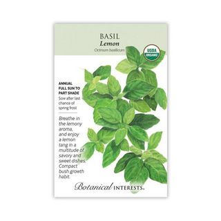 Basil Lemon Organic - Pittsboro Feed