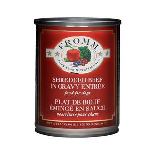 Fromm 4 Star Shredded Beef In Gravy Dog Canned