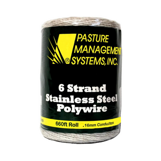 6 Strand Stainless Steel Polywire