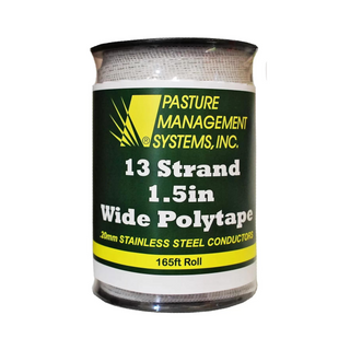 13 Strand Stainless Steel 1-1/2" Polytape - Pittsboro Feed