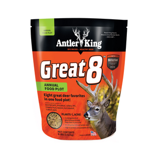 Antler King Great 8 Annual Deer Food Plot - Pittsboro Feed