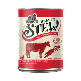 Redbarn Hearty Stew Beef & Carrot Dog Can