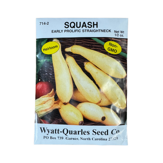 Squash Early Prolific Straightneck Heirloom (Non GMO)