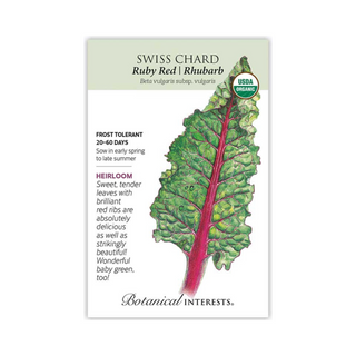 Swiss Chard Ruby Red Organic