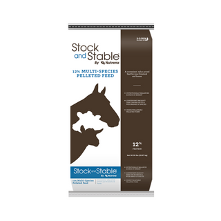Stock & Stable 12% Multi-Species Pelleted Feed - Pittsboro Feed