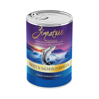 Zignature Trout and Salmon Dog Canned