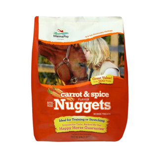 Manna Pro Carrot Bite-Size Nuggets Horse Treats