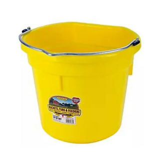 20 Quart Flat Back Plastic Bucket - Pittsboro Feed