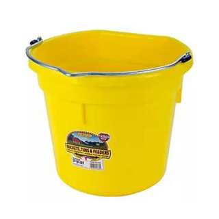 20 Quart Flat Back Plastic Bucket