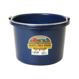 8 Quart Round Plastic Bucket - Pittsboro Feed