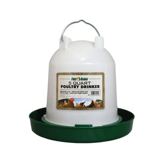 5 Quart Plastic Poultry Drinker