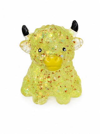 Glitter Highland Bull Squishy