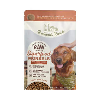 Badlands Ranch Superfood Complete Wild Whitefish and Turkey Freeze Dried Dog Food
