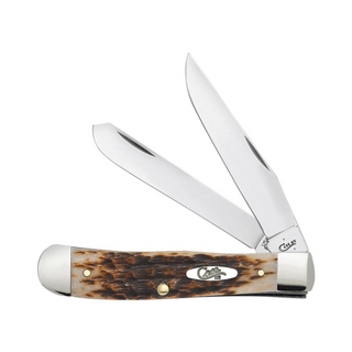 Case Amber Bone SS - Peach Seed Jig Trapper (6254 SS)