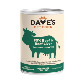 Dave's 95% Beef & Beef Liver Wet Dog Food