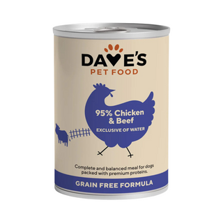 Dave's 95% Chicken & Beef Wet Dog Food