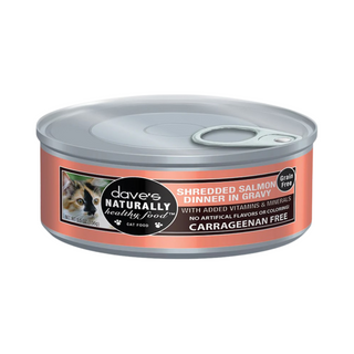Dave's Grain Free Shredded Salmon Cat Canned