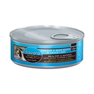 Dave's Naturally Chicken & Duck in Saucey Pate Wet Cat Food