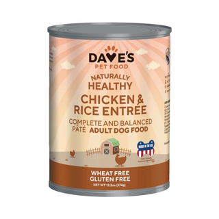 Dave's Naturally Healthy Chicken and Rice Wet Dog Food
