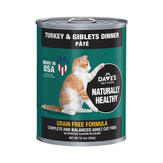 Dave's Naturally Turkey & Giblets Dinner Wet Cat Food