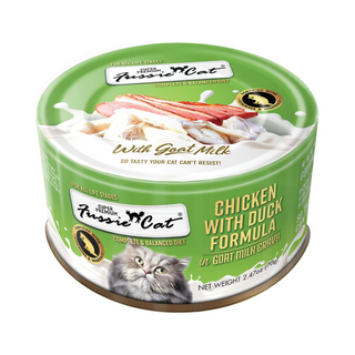Fussie Cat Can Chicken & Duck In Goat Milk