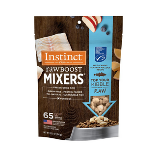 Instinct Freeze Dried Raw Boost Mixers Grain Free Pollock Topper Dog