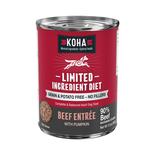 Koha Limited Ingredient Diet Beef Entree Wet Dog Food