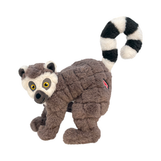 Kong Scampers Lemur Dog Toy Grey Medium