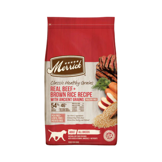 Merrick Classic Healthy Grains Beef & Brown Rice Dog