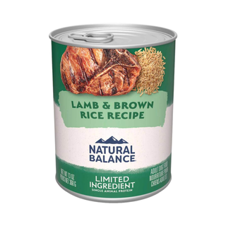 Natural Balance Lamb & Brown Rice Wet Dog Food
