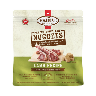 Primal Dog Lamb Nugget-Lamb : 3#