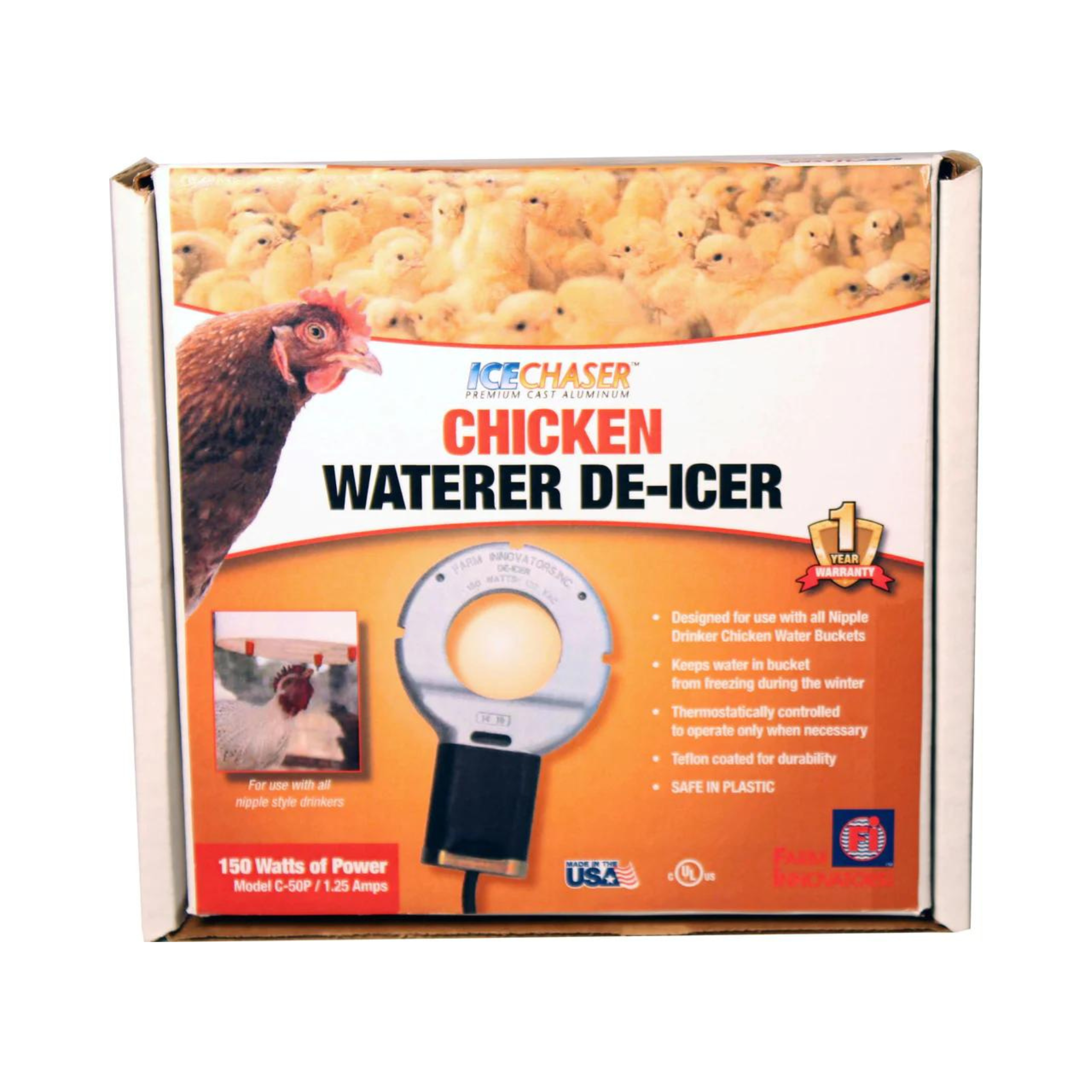Chicken Water De-Icer 150 Watt