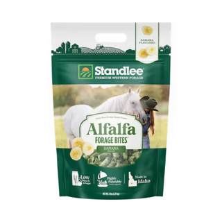 Standlee Banana Alfalfa Forage Bites Horse Treats