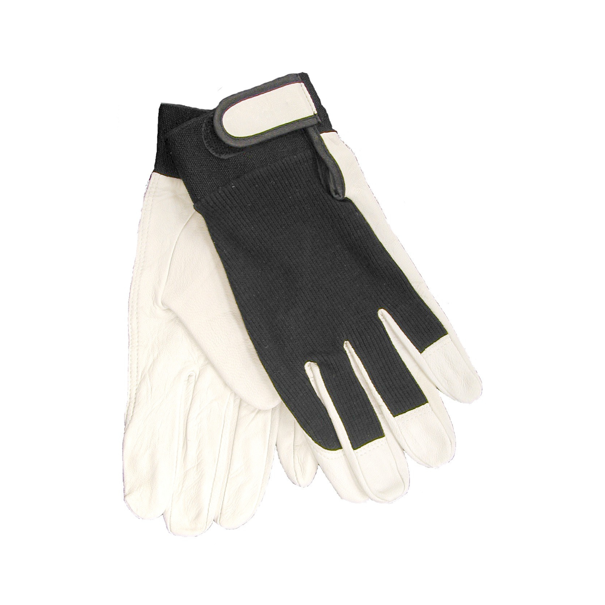 Goatskin Driver Gloves with Stretch Back & Velcro Wrist