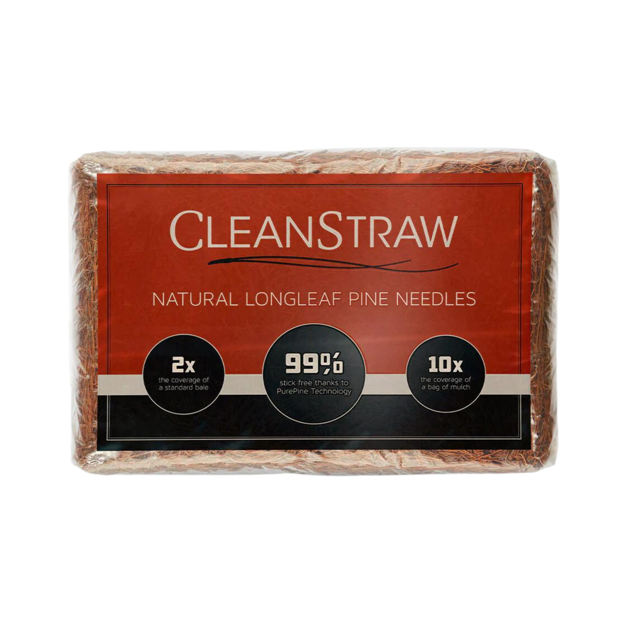 CleanStraw Premier Long Leaf Pine Straw