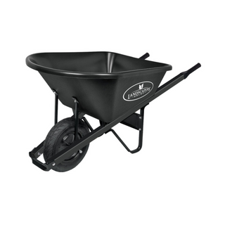 Wheelbarrow Poly Single Wheel - 6 Cubic Feet - Pittsboro Feed