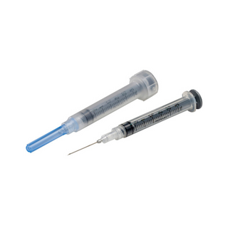 Disposable Lure Lock Syringe & Needle Combo