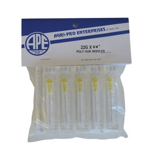 Disposable Poly Hub Needles - Pittsboro Feed